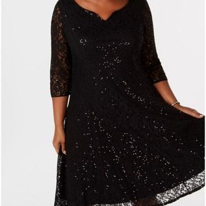 SLNY Fashions 3/4 SLEEVE EVENING DRESS